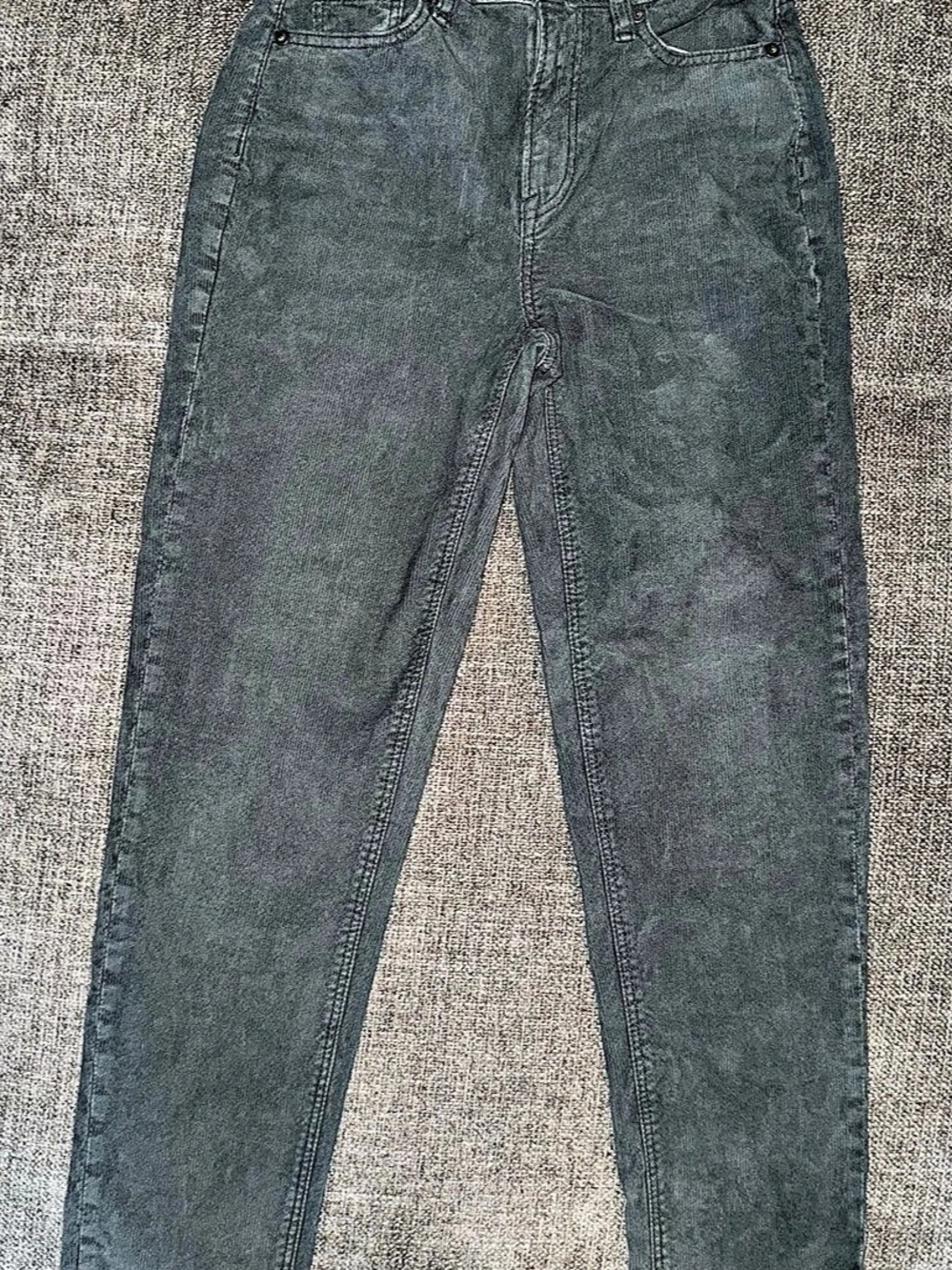 American Eagle Mom Straight Jean Green Waist 00